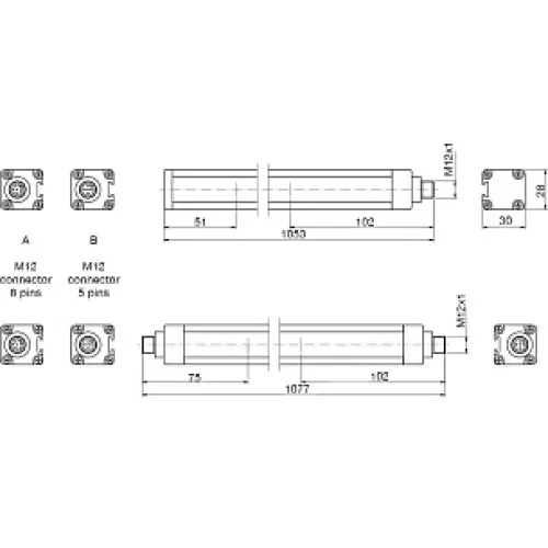Световая завеса безопасности Micro Detectors LS2ER/0C-090H