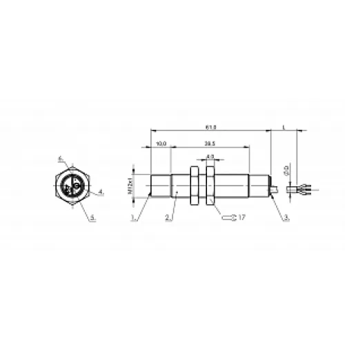 Емкостной датчик уровня Balluff BCS M12BBG1-PSC80H-EP02 Емкостной датчик уровня Balluff BCS M12BBG1-PSC80H-EP02