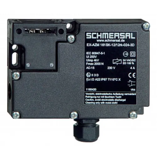 Дверной выключатель безопасности Schmersal EX-AZM161SK-12/12RK-024-3D Дверной выключатель безопасности Schmersal EX-AZM161SK-12/12RK-024-3D