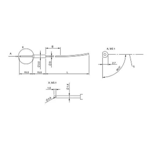 Оптоволоконный кабель Balluff BFO D13-LA-WB-EAK-05-02 Оптоволоконный кабель Balluff BFO D13-LA-WB-EAK-05-02