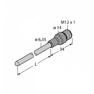 Датчик температуры TURCK TP-206.35A-CF-H1141-L050