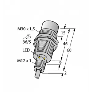 Индуктивный датчик TURCK NI30U-EM30WD-AP6X