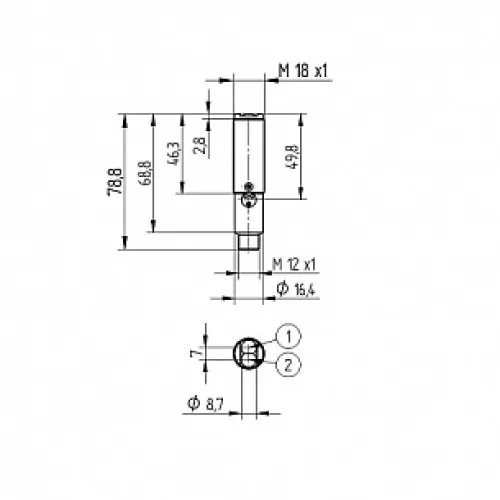 Оптический датчик Wenglor ED98PC3 Оптический датчик Wenglor ED98PC3
