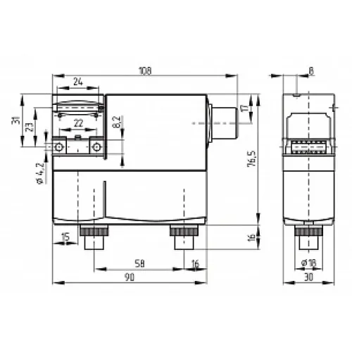 Дверной выключатель безопасности Schmersal AZM 170ST-11/11ZK-2197 24 VAC/DC Дверной выключатель безопасности Schmersal AZM 170ST-11/11ZK-2197 24 VAC/DC