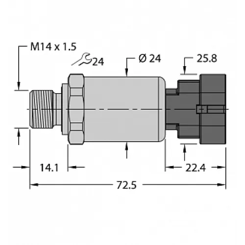 Датчик давления TURCK PT600R-2119-I2-AMPS1.5 Датчик давления TURCK PT600R-2119-I2-AMPS1.5