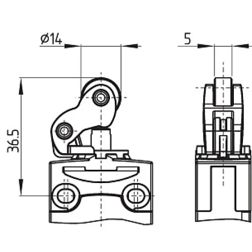 Kонцевой выключатель безопасности Schmersal PS226-T12-K210 Kонцевой выключатель безопасности Schmersal PS226-T12-K210