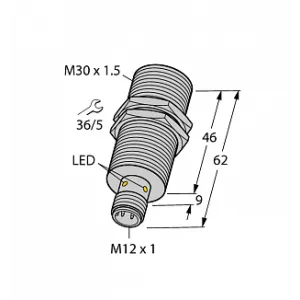 Индуктивный датчик TURCK BI12-M30-AD4X-H1141