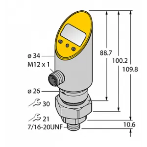 Датчик давления TURCK PS003A-505-LI2UPN8X-H1141