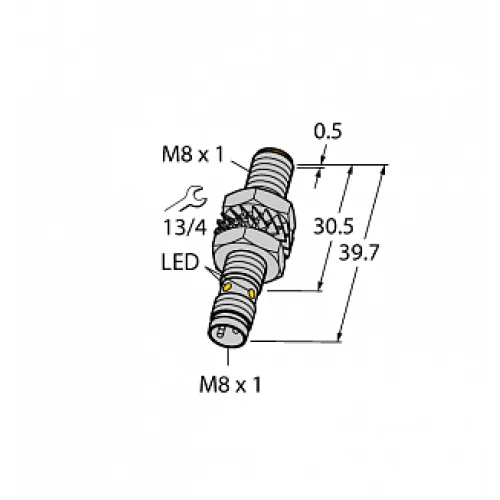 Индуктивный датчик TURCK BI2-M08-AP6X-V1131 Индуктивный датчик TURCK BI2-M08-AP6X-V1131