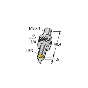 Индуктивный датчик TURCK BI1.5U-EG08-AP6X