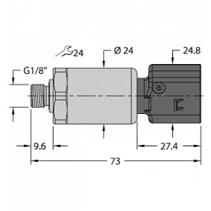 Датчик давления TURCK PT600R-2113-I2-KO28A2