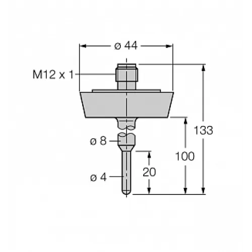 Датчик температуры TURCK TP-504A-DN25K-H1141-L100 Датчик температуры TURCK TP-504A-DN25K-H1141-L100