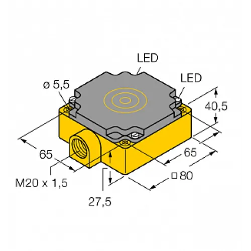 Индуктивный датчик TURCK NI50-CP80-VP4X2 Индуктивный датчик TURCK NI50-CP80-VP4X2