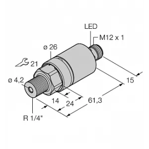 Датчик давления TURCK PC600R-210-2UPN8X-H1141