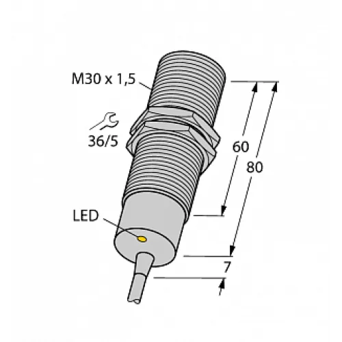 Индуктивный датчик TURCK BI10-M30-AZ3X/S120 Индуктивный датчик TURCK BI10-M30-AZ3X/S120