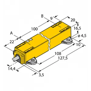  Датчик линейных перемещений TURCK LI100P1-Q17LM1-LIU5X2