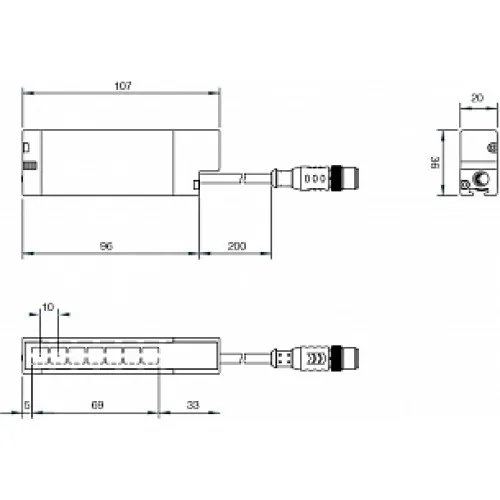 Световая завеса Micro Detectors CR0/0I-1V Световая завеса Micro Detectors CR0/0I-1V
