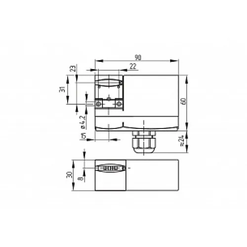 Дверной выключатель безопасности Schmersal AZM170-02ZRK-2197-230VAC Дверной выключатель безопасности Schmersal AZM170-02ZRK-2197-230VAC