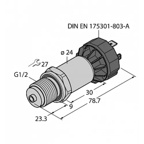 Датчик давления TURCK PT40R-2008-U1-DA91 Датчик давления TURCK PT40R-2008-U1-DA91