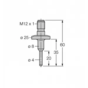 Датчик температуры TURCK TP-504A-TRI3/4-H1141-L035