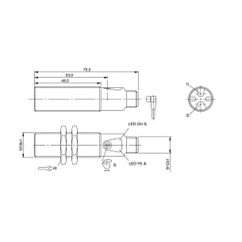 Усилитель для оптоволоконных датчиков Balluff BFB M18M-002-P-S4 Усилитель для оптоволоконных датчиков Balluff BFB M18M-002-P-S4