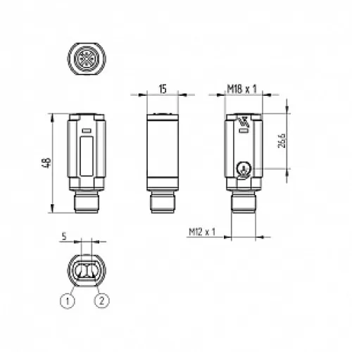 Оптический датчик Wenglor OLDK503A0002 Оптический датчик Wenglor OLDK503A0002
