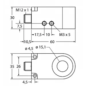 Кольцевой датчик TURCK BI15R-W30-DAP6X-H1141