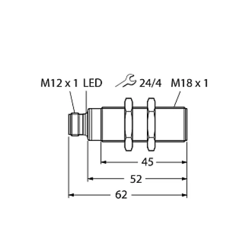 Ультразвуковой датчик TURCK RU50U-S18-AP8X-H1141